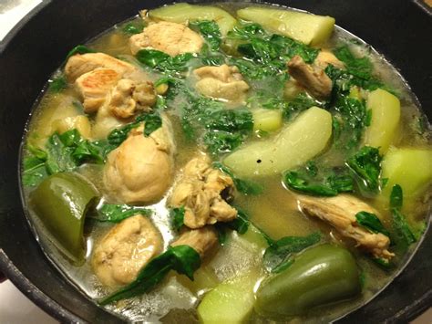 Tinolang Manok: Filipino Chicken Soup .